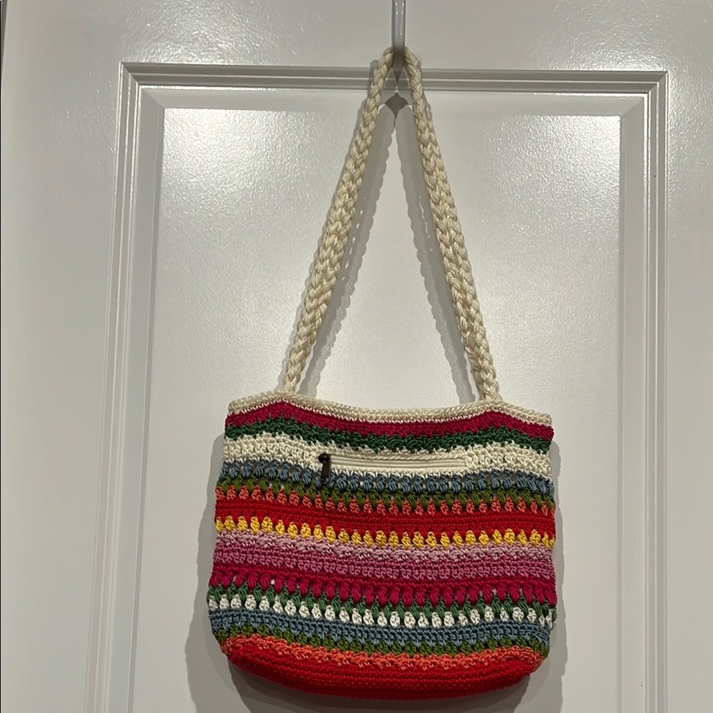 Croft & Barrow Red and Pink Tote Bag